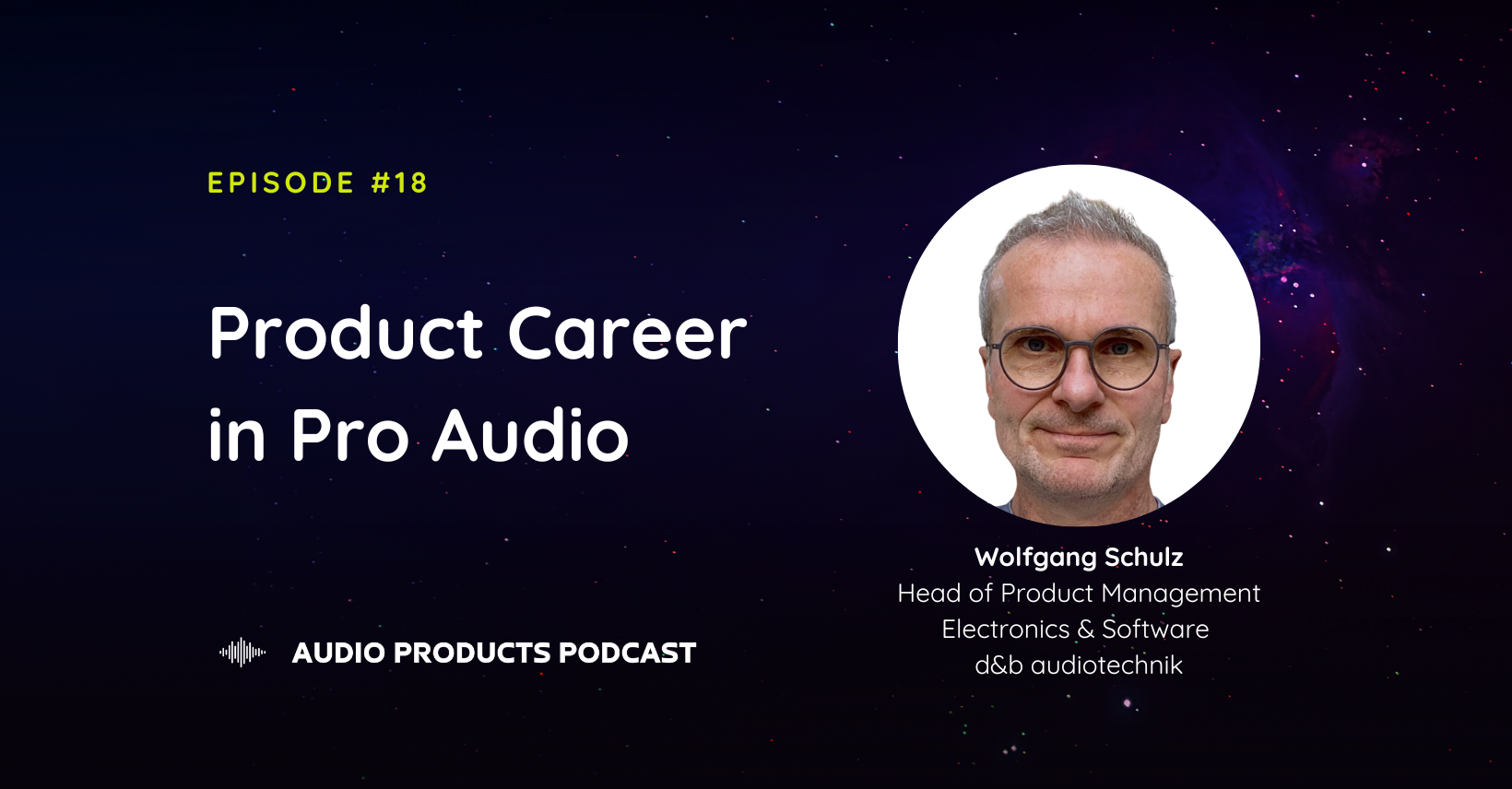#18 Product Career in Pro Audio